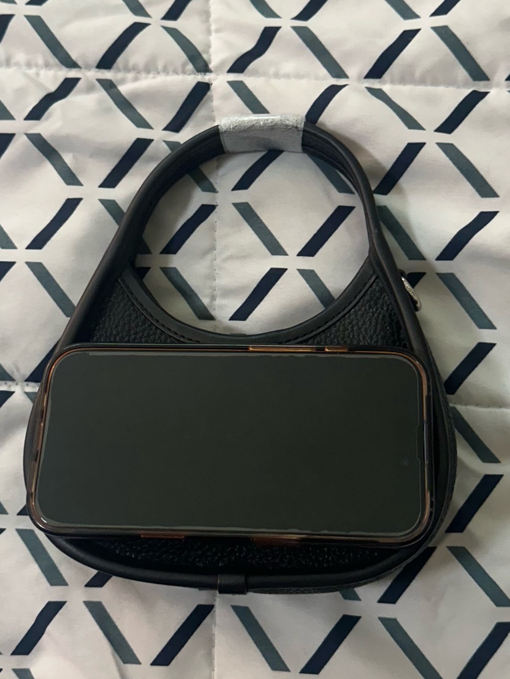COACH Mini Ergo Bag Hobo in Coachtopia Leather with Strap - Picture 7 of 7